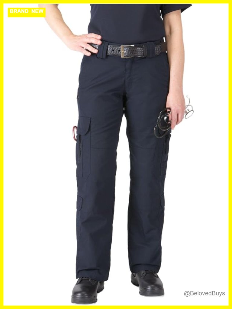 Ripstop Cargo Work Pants, 19 Pockets, Adjustable Waist, Regular Fit